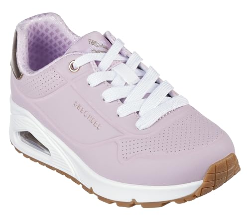 Image of Skechers Girl Uno Gen1 Shimmer Away Lace Up Shoe