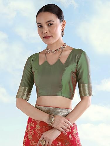 Monjolika Fashion rani pink pure silk saree in soft silk – image 6