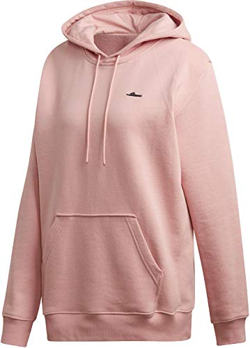 Sweat à capuche femme Adidas Adilette en coton noir