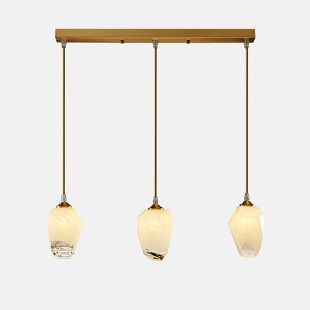 Lampes suspendues minimalistes modernes en laiton pour éclairer sans éblouir