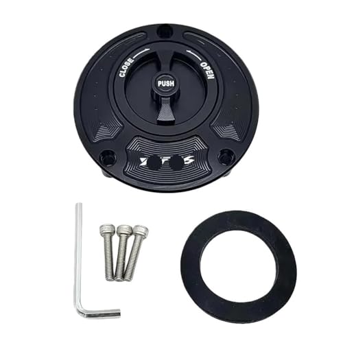 Bouchon réservoir carburant moto alu YZF R6 accessoires sans clé customisation 6 couleurs