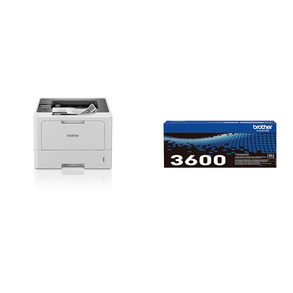 Brother HLL5210DW Stampante Laser B/N, 48 ppm TN3600 Toner originale, fino a 3000 pagine