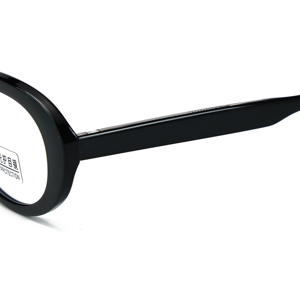 okulary owalne unisex przezroczyste soczewki modne okulary rama kobiety octan styl męskie prezenty