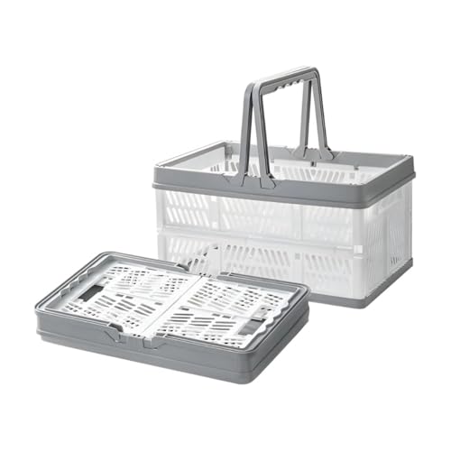 Caixa Organizadora Cesta Multiuso Dobrável Com Tampa