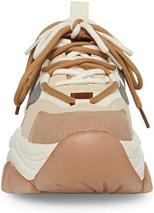 Madden Girl Women's Venomm Sneaker, Tan Multi, 9.5 | Image 1