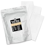 Gutenberg's 3x6 inch tough nylon micron bags 25-50 Packs | tea filter bags | All Micron Sizes (25-Pack, 5 Micron (u))