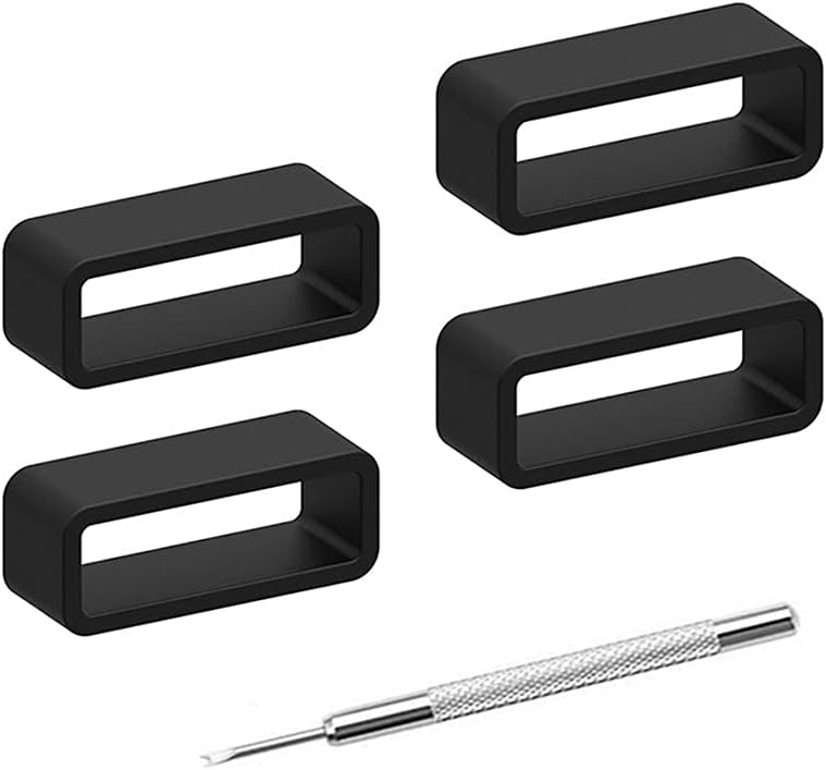 Rubber Watch Strap 4packs Loop Sillicon Watch Band Keeper Replacement Holder Ring 14mm 16mm 18mm 19mm 20mm 21mm 22mm 23mm 24mm 25mm 26mm 28mm 30mm