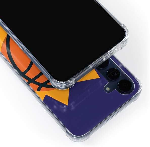 Skinit Clear Phone Case Compatible with Galaxy S24 - Officially Licensed NBA Phoenix Suns Large Logo Design