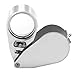 Produktbild Powcan 40X25mm Juwelier Lupe LED Beleuchtete Juwelierlupe Schmuck Lupe Eye Optisches Glas Lupe LED-Licht UV-Dual Beleuchtung für Schmuck Diamanten Münzsammlung Briefmarkensammeln