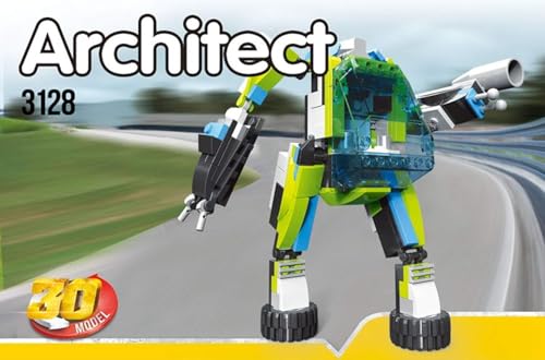 Image of Galaxy Hi-Tech Architect Block 30 in 1 Rocket Rally Racing Cars Building Blocks 241+ Pieces Creative Construction Toy for Kids DIY Brick Robot Jet Ship Models Play Build Skill Ideal for Boys & Girls