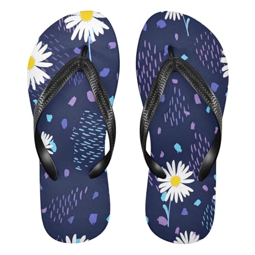 STAYTOP Cute Daisy Flip Flops Sandals of Men's & Women's,Sandals Beach Slippers Shower Slides