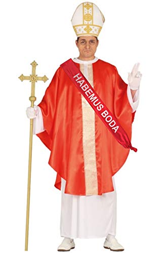 Disfraz de Papa Rojo Con Banda