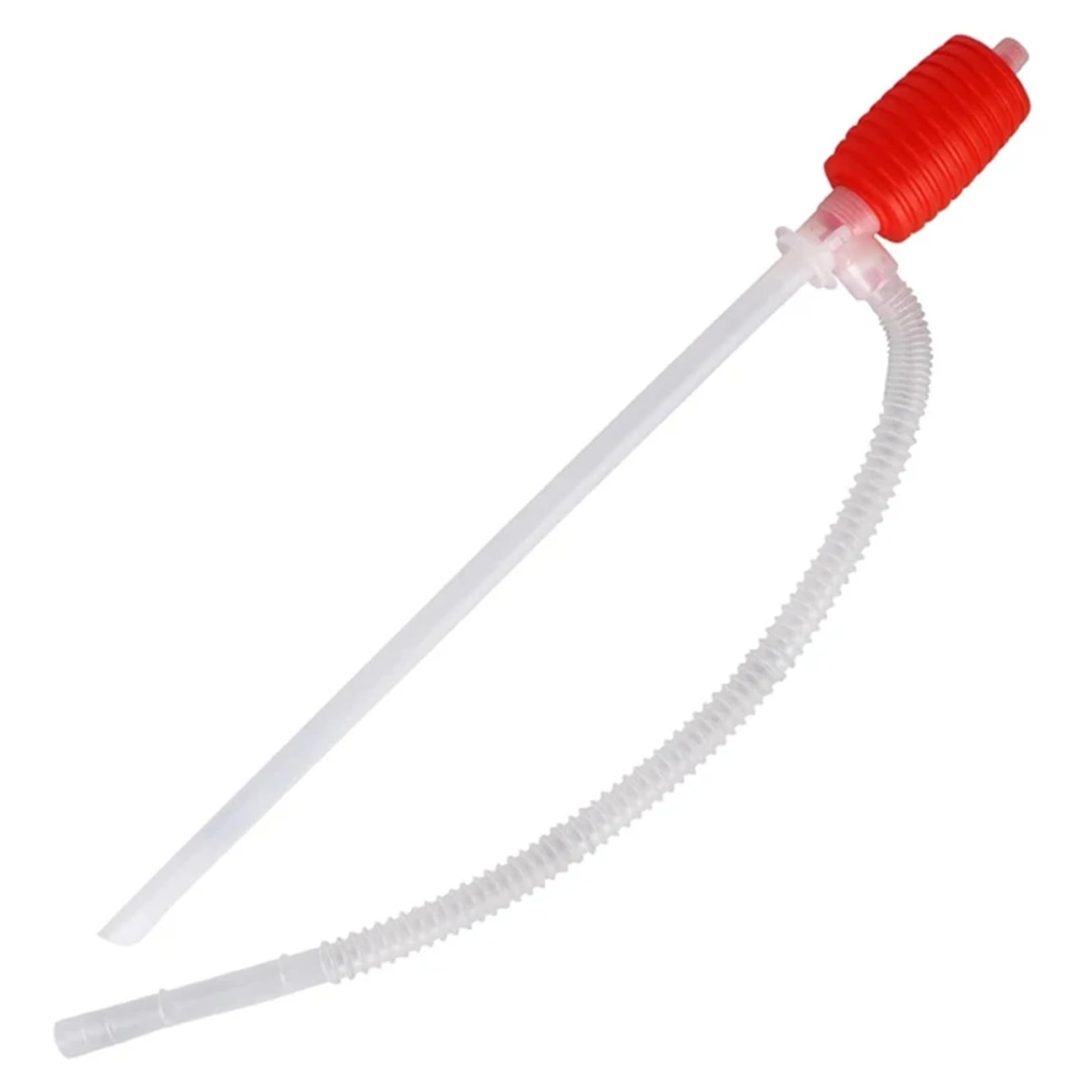 Siphon Pump, Manual Fuel Transfer Pump with Press, Practical Plastic Liquid Transfer Siphon Hose for Motorcycle, Efficient Detergent Transfer Siphon Pump for Gasoline Gas Siphon Pump for Gasoline