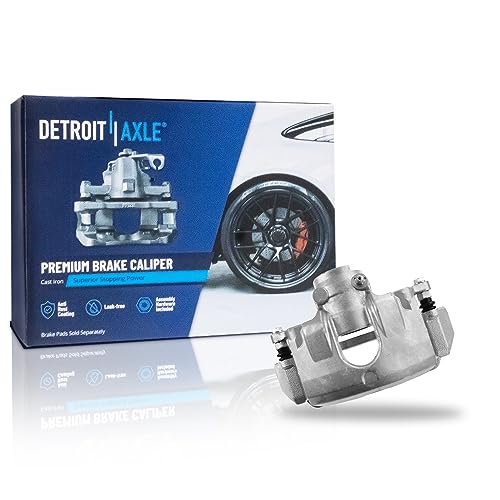 Image of Detroit Axle - Front Left Brake Caliper w /Bracket for 08-11 Ford Focus 2.0L
