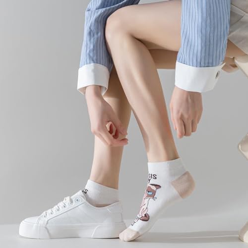 Funny Animal Socks for Women - Cute Dog and Cat Socks, Colorful Novelty Funny Socks for Animal Lover