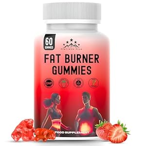 Fat Burner Weight Loss Gummies – Metabolism Booster, Appetite Suppressants Gummy – Green Tea Extract Lean Slimming Diet Supplement for Men & Women – Premium Manufacture – 60 Gummies