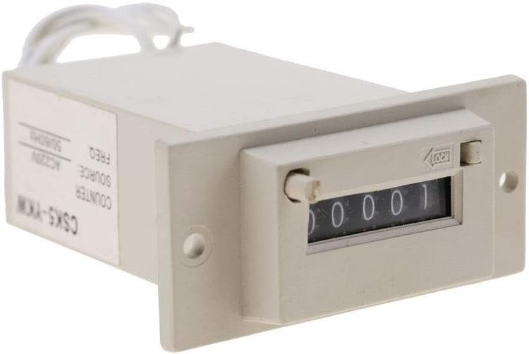YWBL-WH Electromagnetic Pulse Counter, High Speed 5 Digit Digital Display Panel Mount Counter for Industrial Machinery Mining Applications