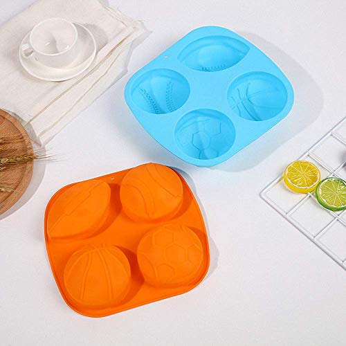 Molde de silicona para cubos de hielo deportivos gigantes miniatura 4