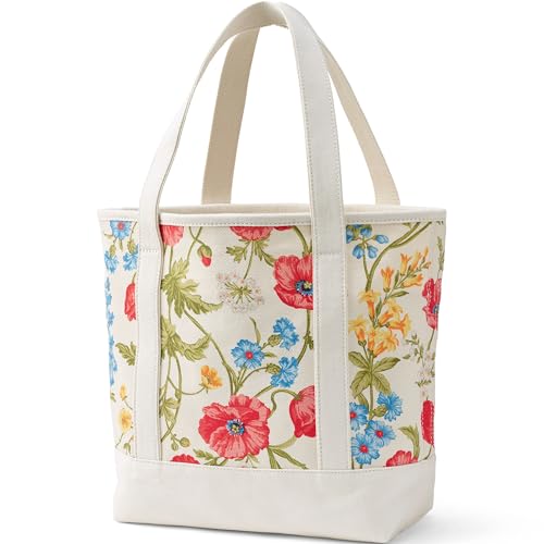 Image of Lands' End Open Top Canvas Tote Bag