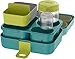 THERMOS Kids Freestyle Food Storage Lunch Kit, Blue