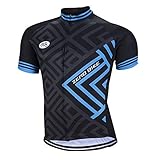 【 Conception pratique】: Comprend un zip Vislon antidérapant et des pinces de taille en silicone de qualité supérieure; trois poches arrière sur le maillot cycliste pour transporter vos affaires personnelles, votre téléphone portable, etc.