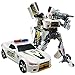 SQHGFFF Transformers Toys Decepticon Blackout Action Figure Studio Series Figure Figure Sound and Light Version Police Coche Robot Modelo Juguetes para niños 6 o más 35 cm