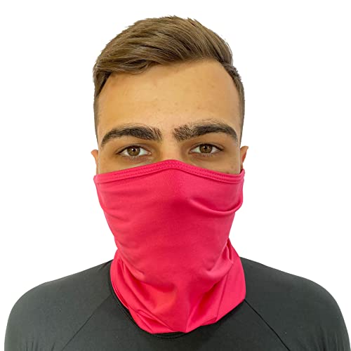 Kit 2 Bandanas Tubular Tamanho Único Multiuso Mascara Balaclava Bike Moto Ciclismo Gola Preta e Cinz