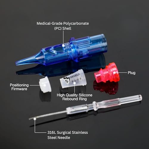 Image of 13M1 Magnum Tattoo Cartridge Needles Pack of 10pcs | Premium Disposable Sterile Shader Cartridges Compatible with Rotary & Wireless Tattoo Pen