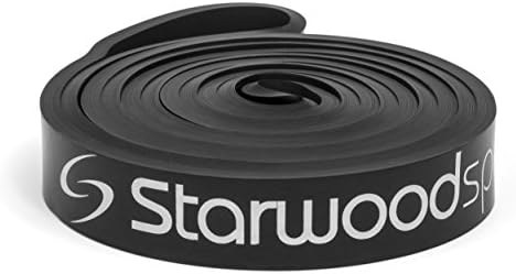Starwood Sports Pull Up Bands & Resistance Bands - Rubber Heavy Duty Loop Fitness Bands for Men & Women - Build Power & Muscle - Training, Assisted Pull Ups & Gym Exercise