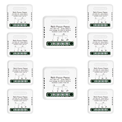 10 Pezzi Relè Passo Passo Elettronico Silenzioso 230V 16A, Step