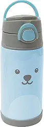 Buba Buba Garrafa Termica Parede Dupla 400 Ml Gumy - Azul Azul Tamanho Único Hora Da Papinha