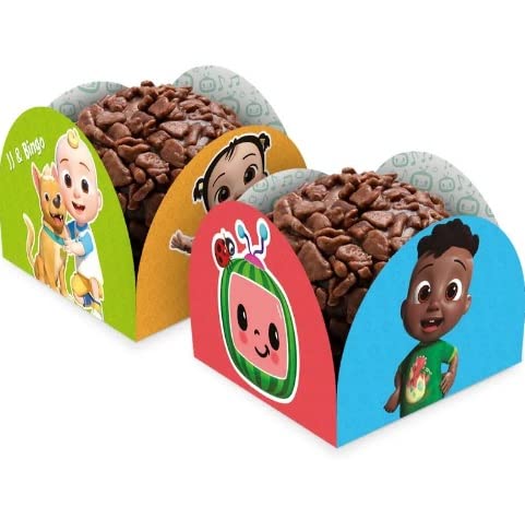 Porta Forminha P/Festa (Tema: Cocomelon) - Contém 50 Unidades