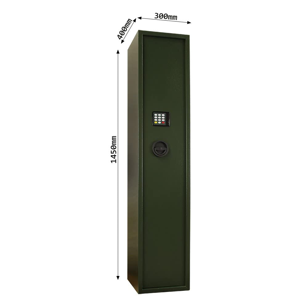 Profirst Rock 5 armoire à armes verte à serrure électronique