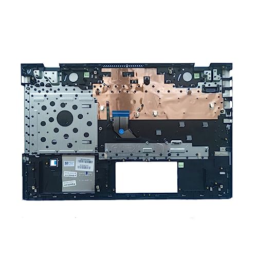 wzqrps Replacement Laptop Upper Case Palmrest Backlit Keyboard Assembly Part for HP Envy 17M-CE 17-CE 17m-ce1013d TPN-W145 L57592-001 Sliver US - Thumbnail 2