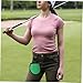 WOONEKY Portable Neoprene Golf Pouch with Hanging Clip Convenient Golf Ball Sleeve for Outdoor Sports Features Inner Lining for Protection and Easy Cleaning