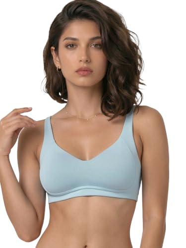 Image of Enamor Bamboo Cotton A077, Side Support, Everyday Women's T-Shirt Bra - 3X Softer, 4X More Absorbent, Antimicrobial, Padded, Wirefree, Full Coverage