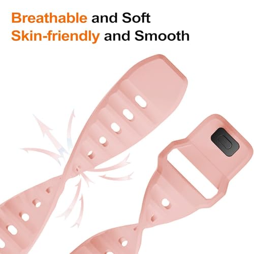 Image of ACM Watch Strap Slide 42mm 44mm 45mm 46mm 49mm Sports Silicone Belt compatible with Fire-Boltt Visionary Bsw046 Smartwatch Breatheable Band