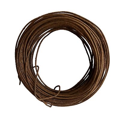1 Roll Coils 20 Gauge Rusty Tin Wire 30ft Each Primitive Holiday Craft Supply