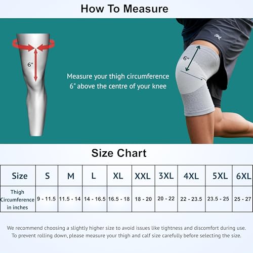Image of Wonder Care Black Bamboo Knee Sleeves for Men /Women, Knee Support for Running, Gym, Badminton, Sports, Compression Knee Sleeves | Perfect Knee Brace for Knee Pain and Enhanced Comfort