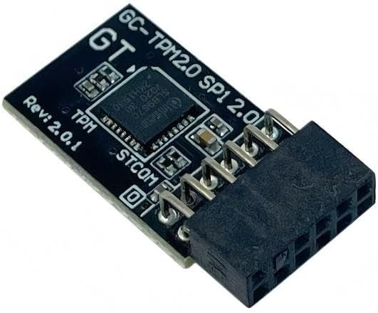 ZAHARA TPM 2.0 Module SPI 12pin-1 with SLB9670 Windows 11 Upgrade for Gigabyte Motherboard Z790 D/S DDR4 / AORUS Elite X WIFI7 / Z790M AORUS Elite / Z790 Gaming X AX, AORUS Master GC-TPM2.0
