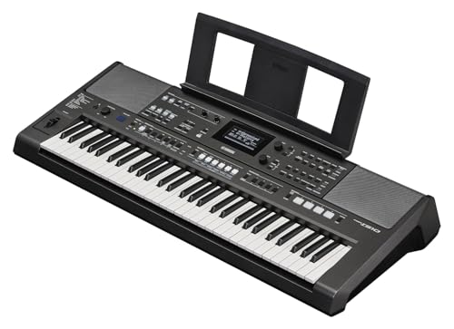 Image of Mexa Compatible With Yamaha PSR-I510 Keyboard Digital Portable 61-Keys With Mexa Keyboard Bag, Stand, Dust Cover, & Power Adapter.