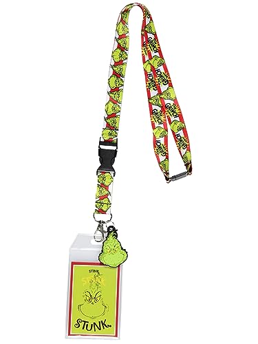 Dr. Seuss Grinch porte-badge lanière 2"