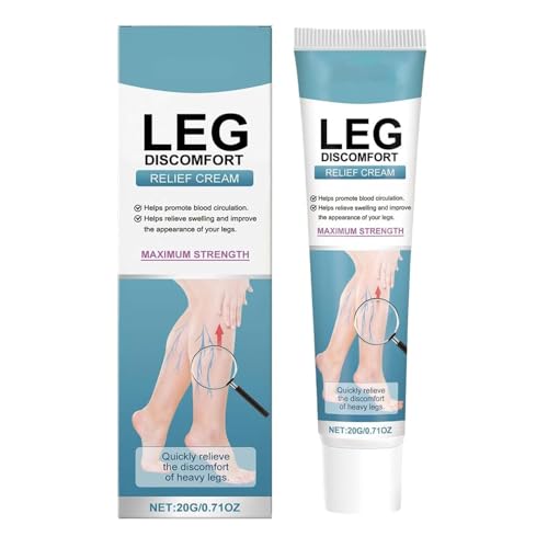 Crema para el Cuidado de Piernas, Crema Calmante para Piernas, Hidratante - Reduce las Arañas Vasculares y Suaviza la Piel para el Cuidado Diario y Post-Entrenamiento (1)