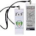 5 Pack - Ticket Stub Holder Display Sleeves with Lanyards - 2 ⅛ X 5 ⅝ Inch TICKETMASTER Compatible - Clear Flexible Vinyl Plastic Holder Pouch for Concerts & Sports by Specialist ID