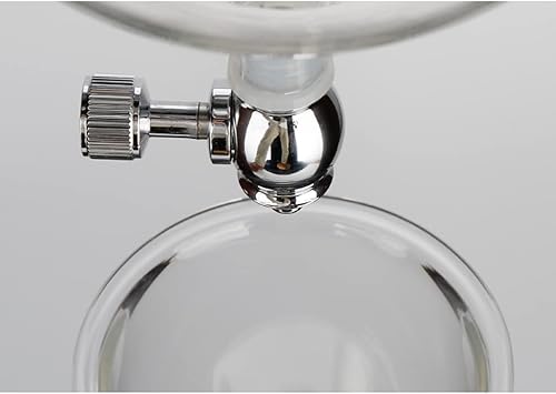 Miniatura 4 de JITEM Cafetera - Gotero frío para café y té, cafetera con flujo de agua ajustable, filtro de acero inoxidable, jarra de vidrio para café o té