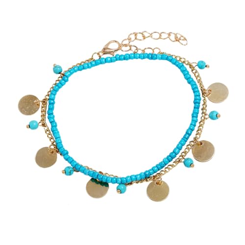 LRXIYODE 1Pieza Mujer Tobillera Decorativa de Joyería Chic y Ocasiones Especiales