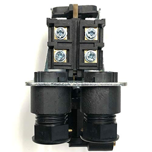 Lefoo Universal Air Compressor Pressure Switch 4 Port w/Knob on/Off 95-125PSI 26AMP