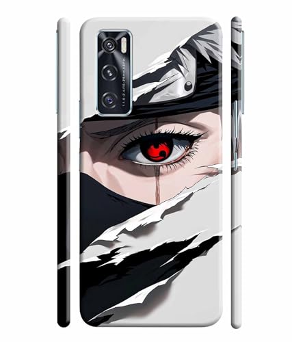 Image of Red Eyes Printed Hard Back Case Cover & Compatible for Vivo V20 SE (Multicolor) - D1811