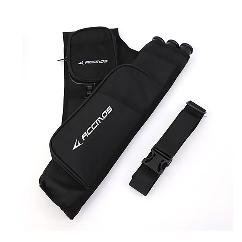 Freccia Supporto Vaso per Frecce Tri-barile Faretra Appendibile Anca in Vita Faretra Per Arco Compound Arco Ricurvo Tiro con l'arco