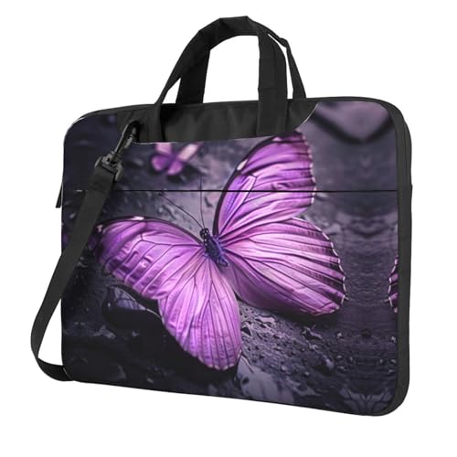 Pochette ordinateur anti-choc 13-15.6 pouces poignée contre les rayures